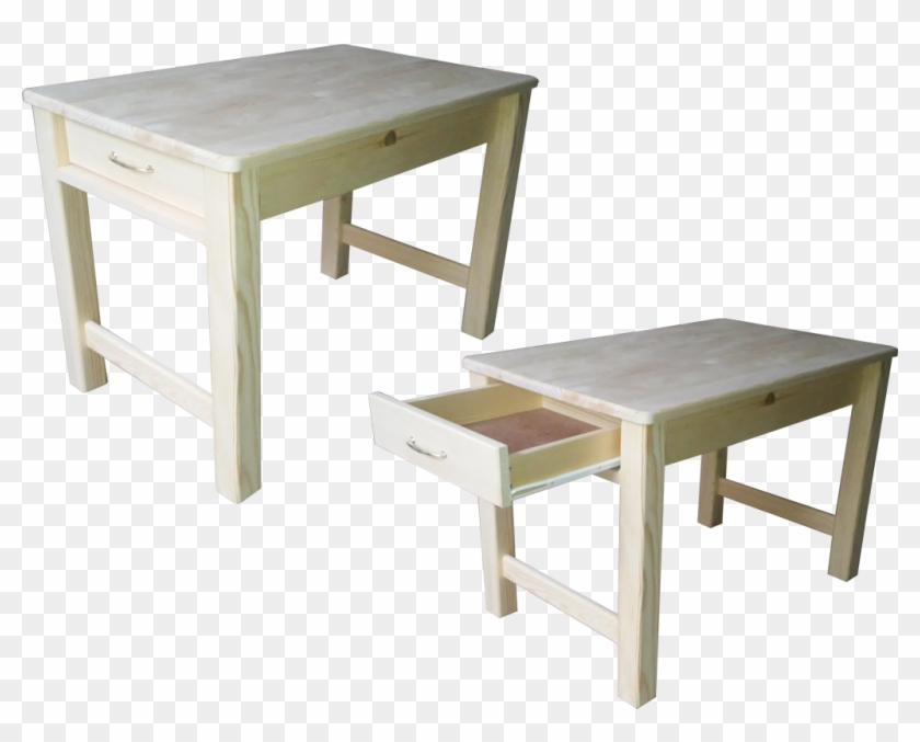 Wooden Table With Drawer - Кухненска Маса С Чекмедже Clipart #1306319
