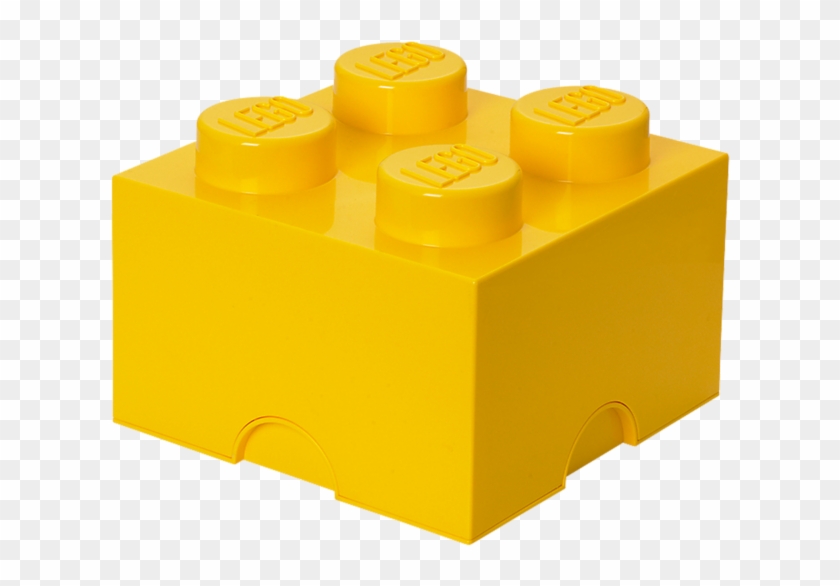 Lego Storage Brick - Lego Yellow Brick Clipart