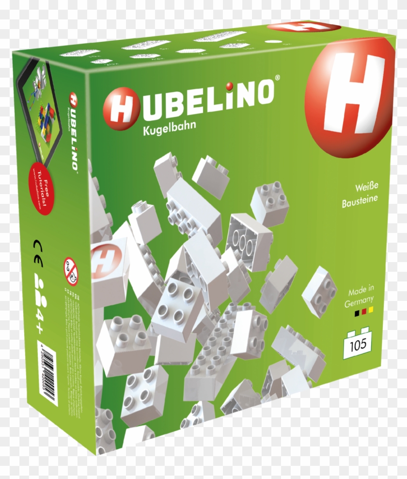 White Building Blocks - Hubelino Bausteine Clipart
