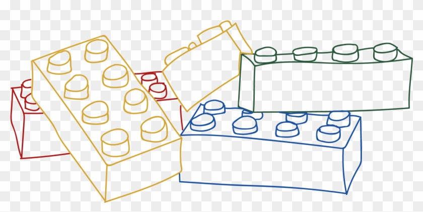 Legobricks 01 Legobricks Sketch - Sketch Of Lego Blocks Clipart