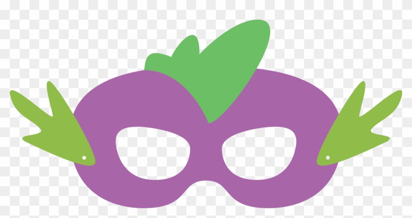 Spike Mask - Mascara Infantil Para Imprimir Clipart #1306633