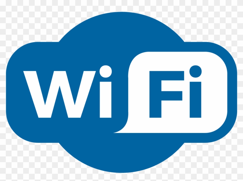 Blue Wifi Logo Transparent Clipart #1306845