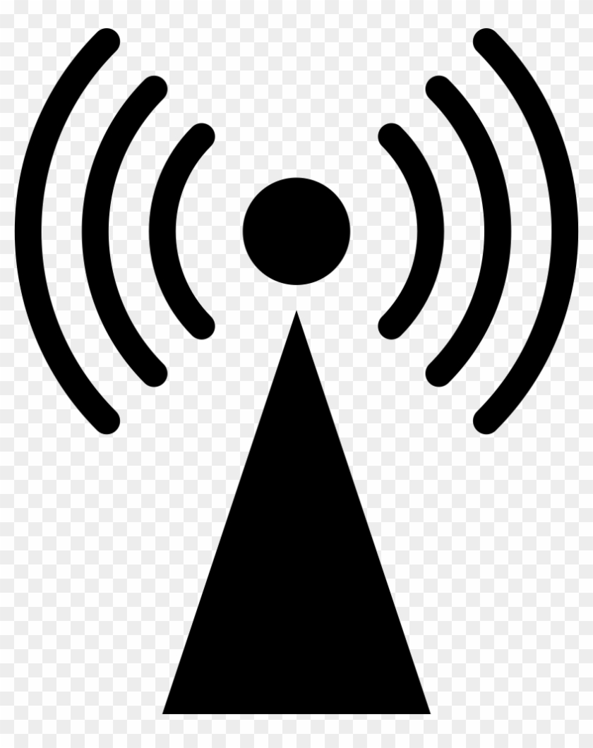 Wifi Signal Interface Symbol Comments - Wifi Tower Icon Clipart #1307012