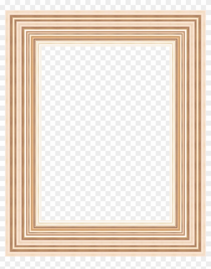 Curved Antique Rose Gold - Picture Frame Clipart