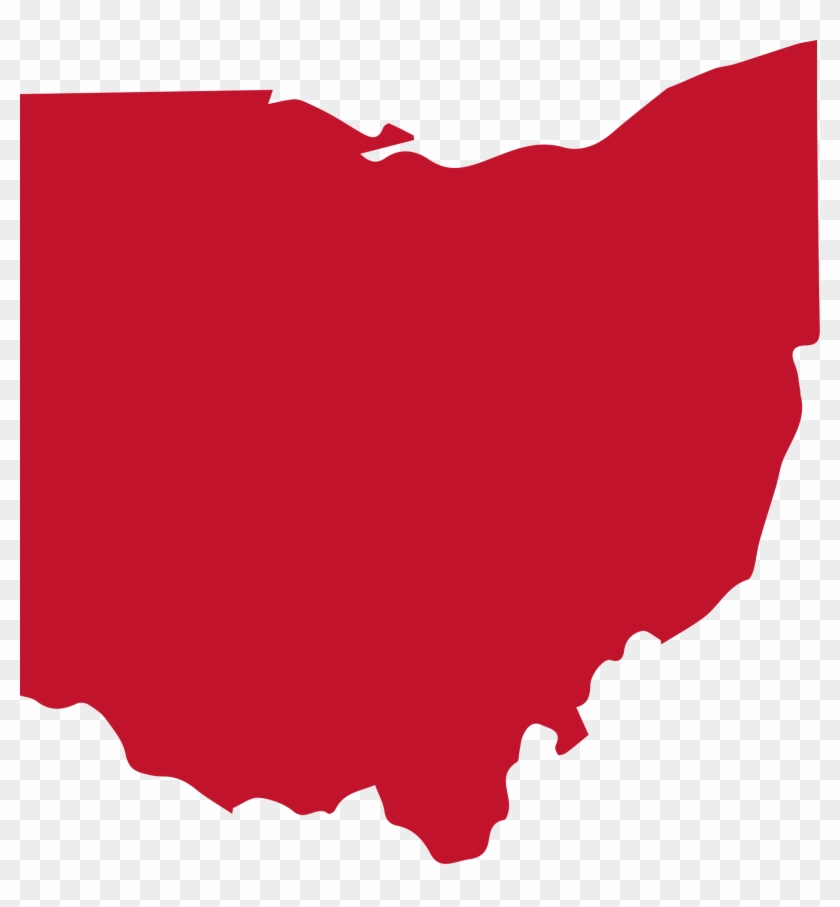 Ohio State Outline - Election Map Of Ohio Clipart #1307307