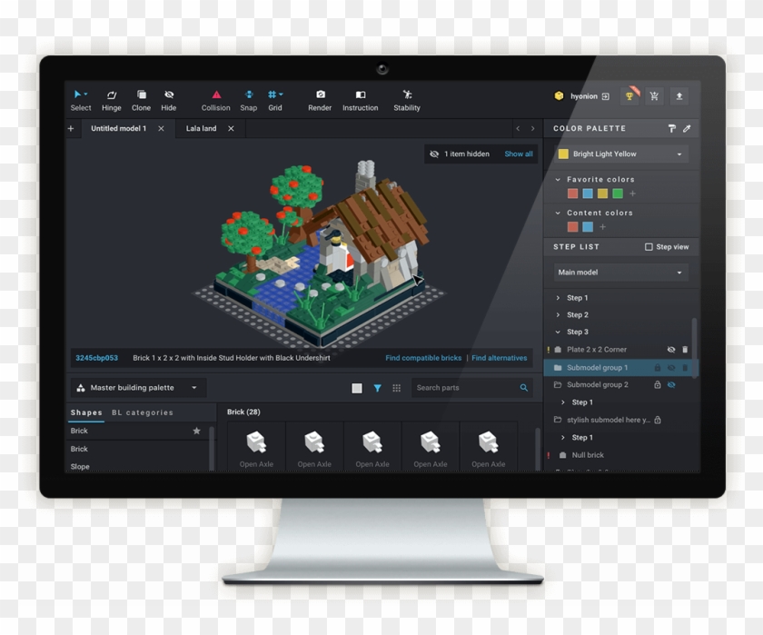 Studio 2 - - Lego Stud Io Clipart