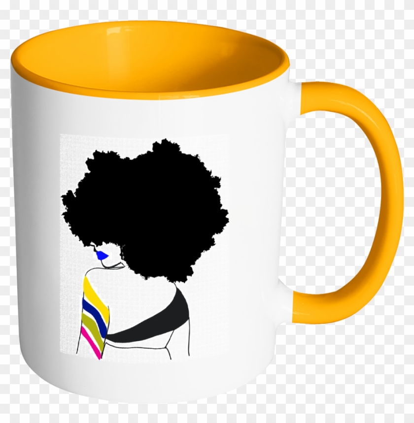 Afro Ether Coffee Mug - Afro Clipart #1307603