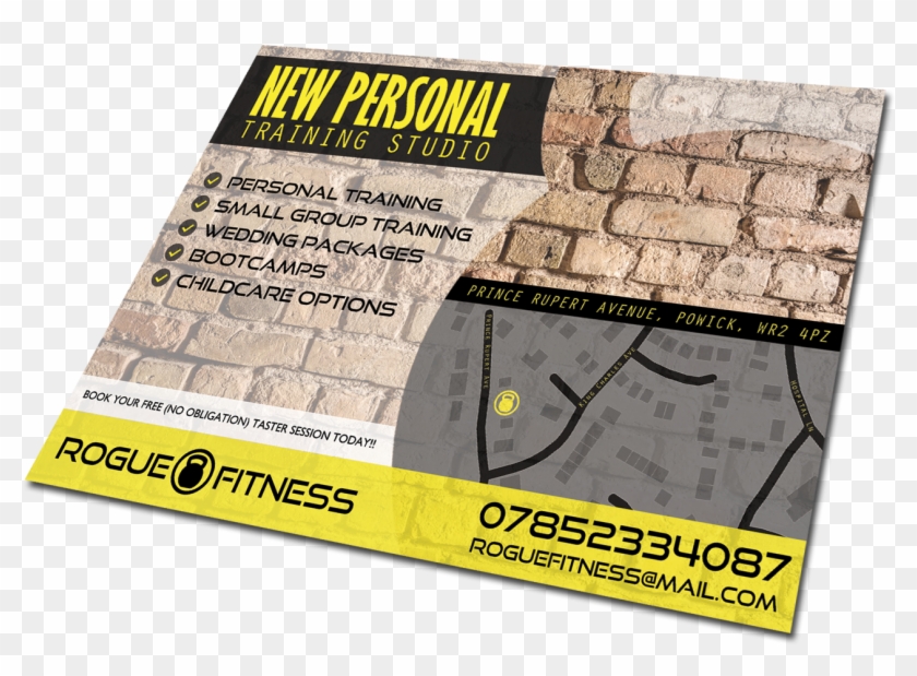 We Provided A Simple But Engaging Promotional Flyer - Paper Clipart #1307792