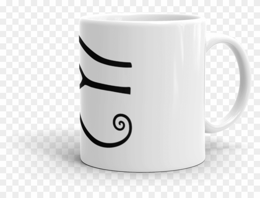 Tsunami Silhouette Coffee Mug - Coffee Cup Clipart