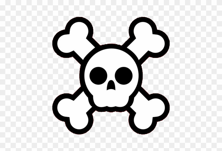 Clip Art Transprent Png - Cute Skull And Crossbones Transparent Png