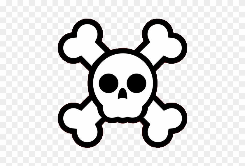 Clip Art Transprent Png - Cute Skull And Crossbones Transparent Png #1308610