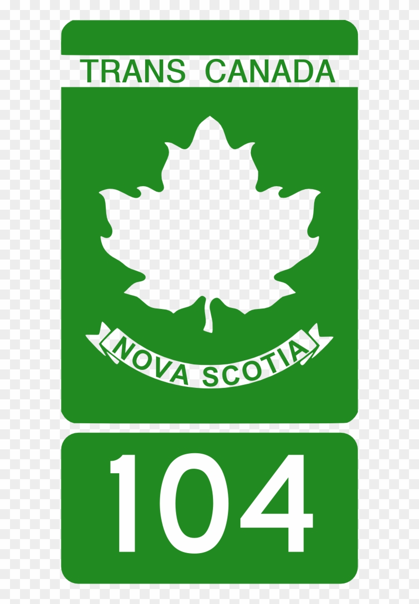 Trans Canada Highway Sign Clipart #1308883