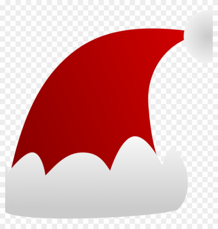 Free Santa Hat Clipart - Simple Santa Hat Clip Art - Png Download #1308984