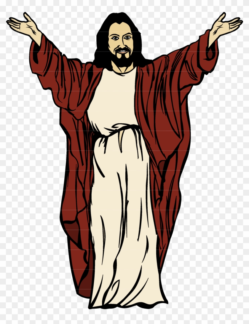 1185 X 1486 15 - Jesus Open Arms Png Clipart