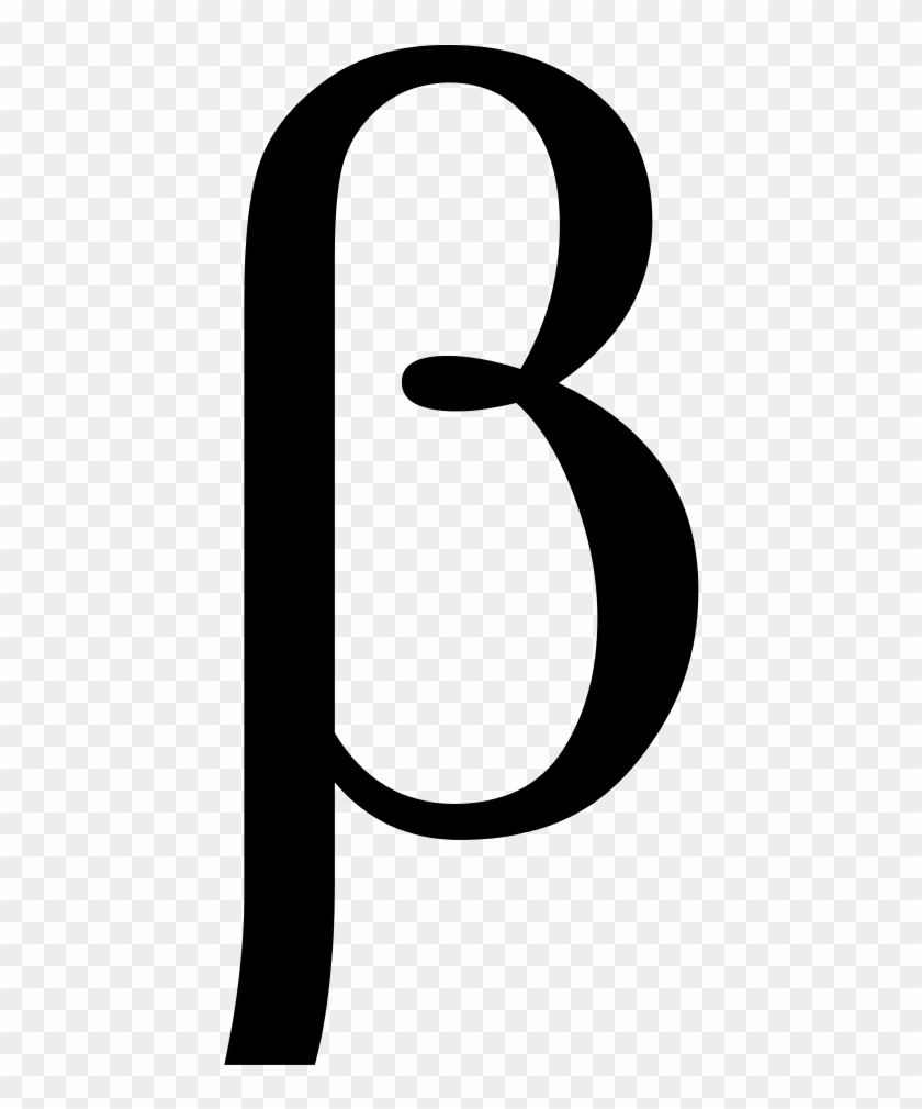 Greek Lc Beta - Beta Finance Clipart #1309290