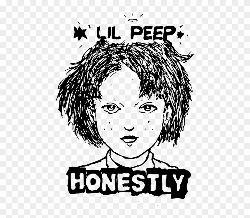 Bleed Area May Not Be Visible - Lil Peep Honestly Lyrics Clipart