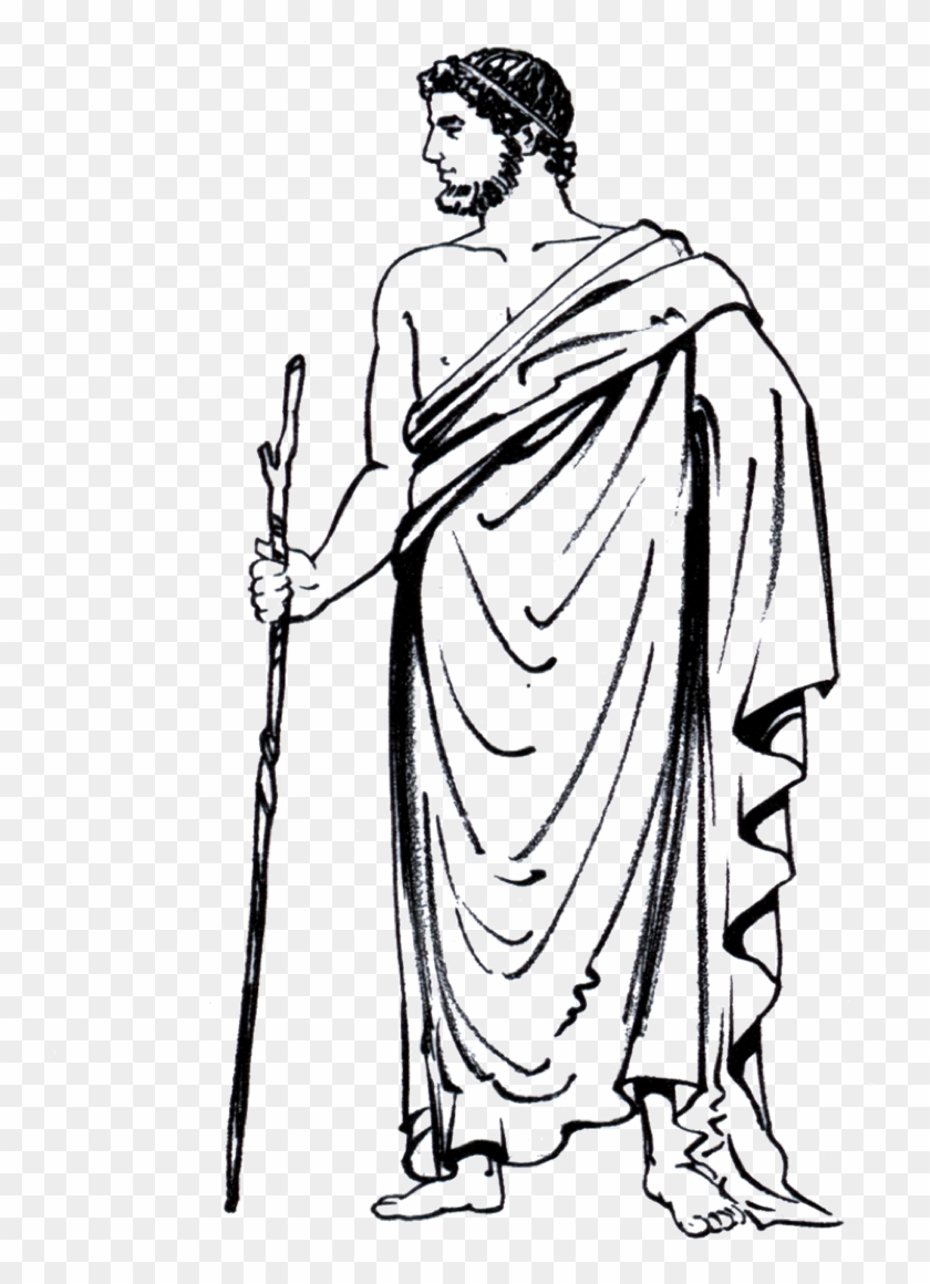 762 X 1125 12 - Himation In Ancient Greece Clipart