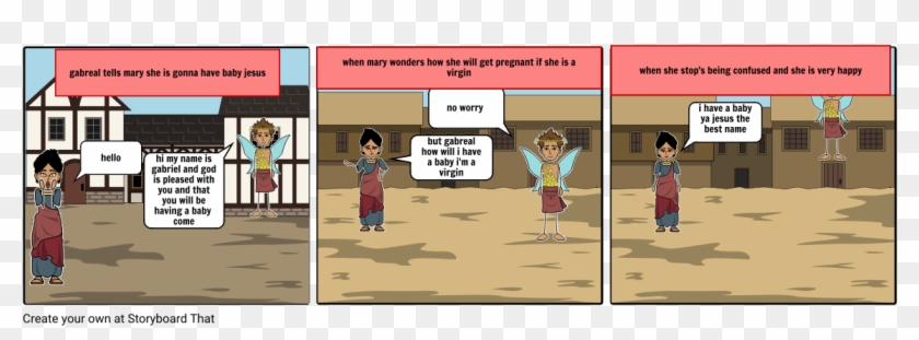 Birth Of Jesus Foretold - Cartoon Clipart #1309499