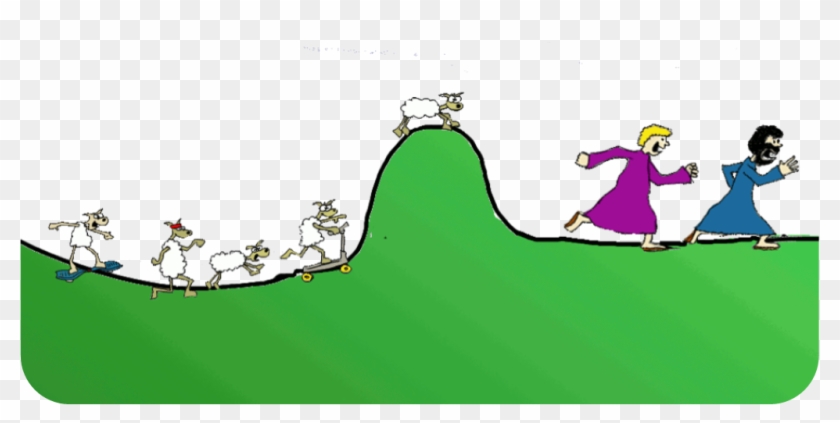 Help The Shepherds Find Baby Jesus - Cartoon Clipart
