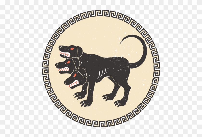 Greek Mythology Png Photos - Cartoon Three Headed Dog Clipart #1309739