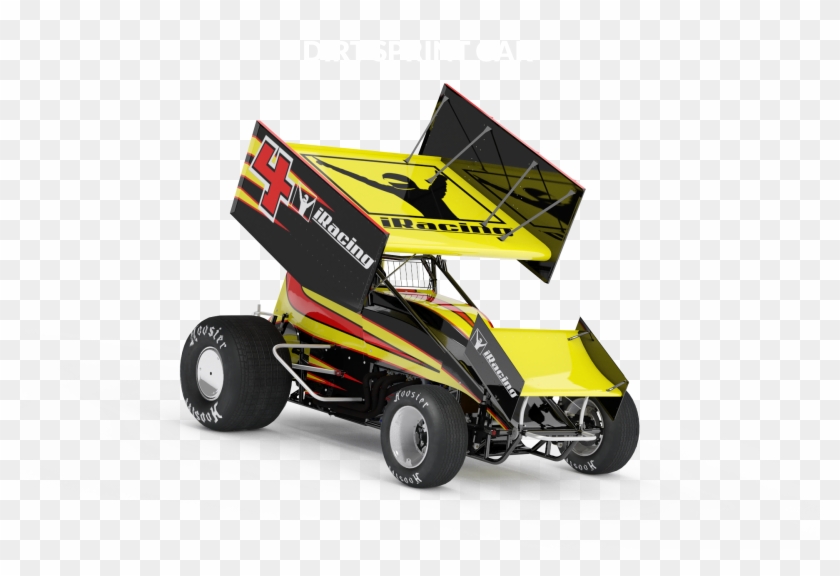Sprint Car Racing Png Transparent Image - Iracing Dirt Sprint Car Clipart #1309765