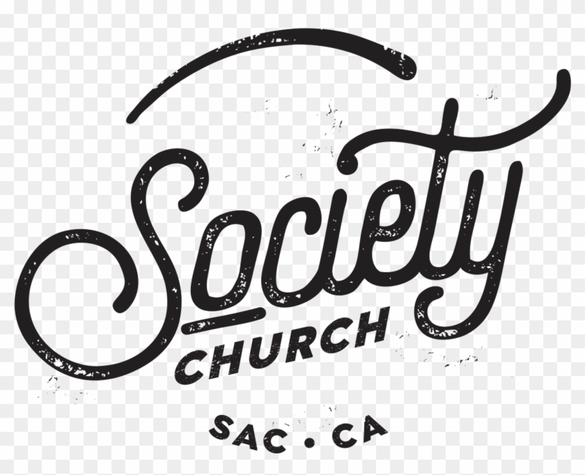 Society Church, Sacramento Ca - Calligraphy Clipart