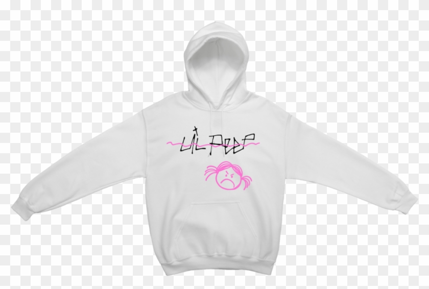 Lil Peep Angry Girl Hoodie - Lil Peep Oblečenie Clipart