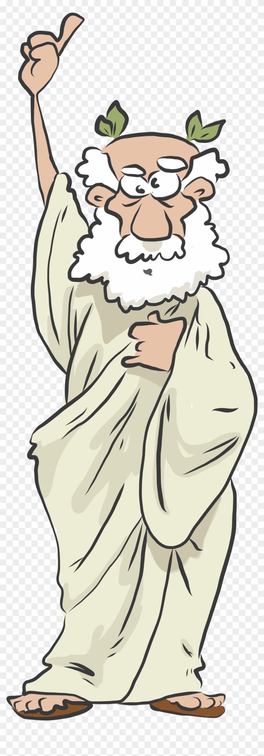 Big Image - Greek Philosopher Clipart - Png Download