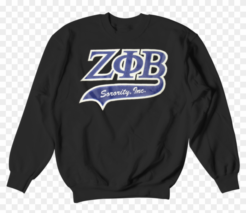Zeta Phi Beta Tackle Twill Sweatshirt - Sweatshirt Clipart