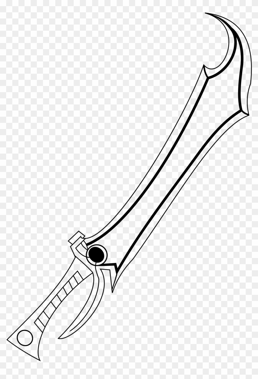 Clipart Sword Great Sword - Fantasy Sword Clip Art - Png Download