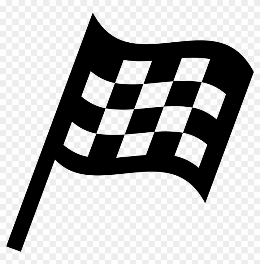 Png File - Checkered Flag Icon Free Clipart #1310307