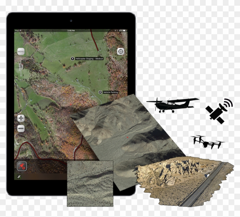 Advanced Mapping Graphic - Tablet Computer Clipart #1310334