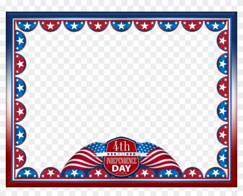 4th Julyframe Png Clipart #1310605