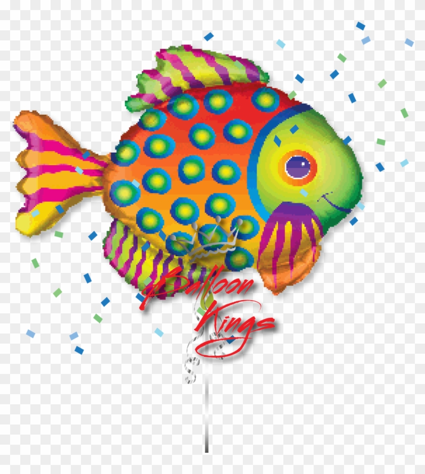Tropical Fish - Fish Foil Balloon Clipart #1310661
