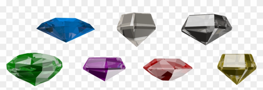 Drawn Gems Square - Crash Bandicoot Crystals And Gems Clipart