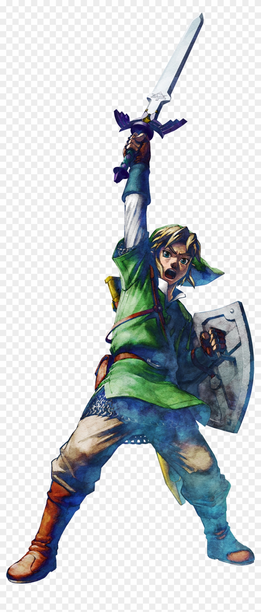 Clip Art Images - Legend Of Zelda Skyward Sword Draw - Png Download