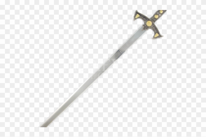 Sword Clipart Transparent Background - Transparent Background Knight Sword Clipart - Png Download #1311026