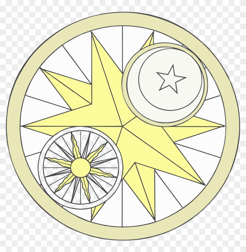 Medium Image - Moon And Sun Png Clipart #1311032