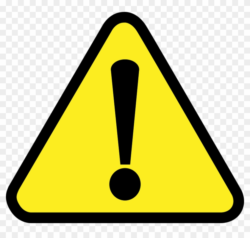 Attention Png - Hazards And Risks Signs Clipart #1311745