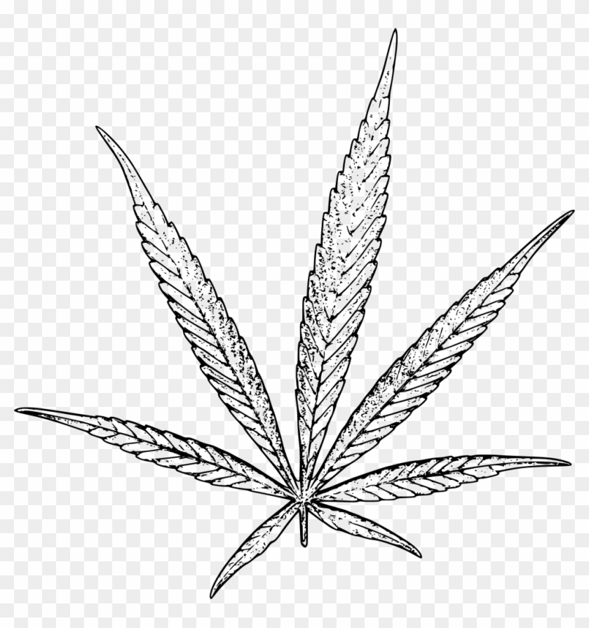 Download Png - Transparent Blue Marijuana Leaf Clipart
