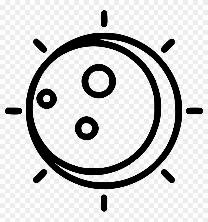 Solar Eclipse Sun Moon Comments - Astral Icon - Png Download