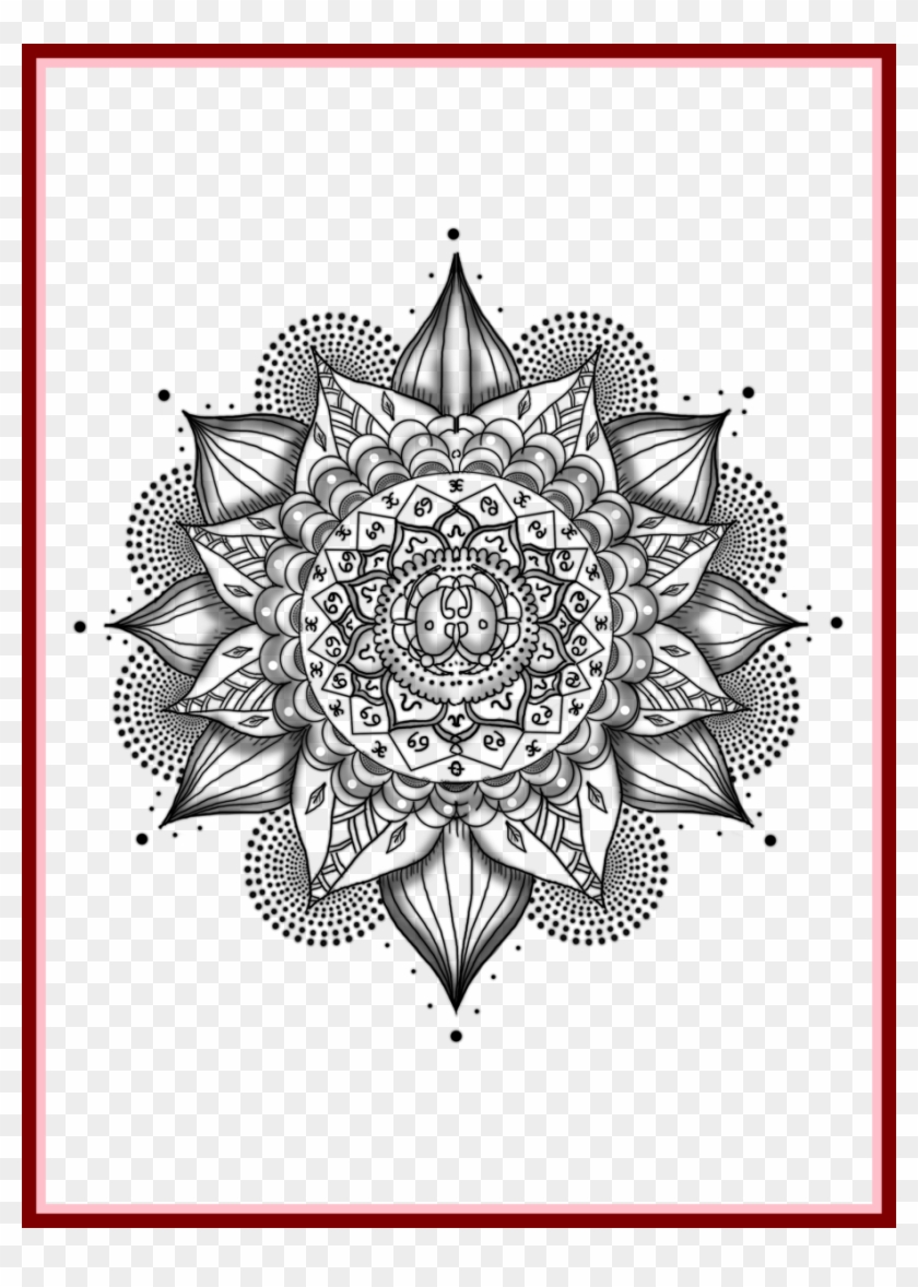Awesome Png Transparent All Tattoo Pict Of - White Mandala Picsart Png Clipart #1312640