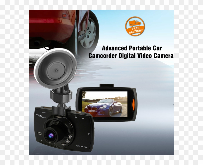Advanced Portable Car Camcorder Digital Video Camera, - Dashcam Clipart #1312754