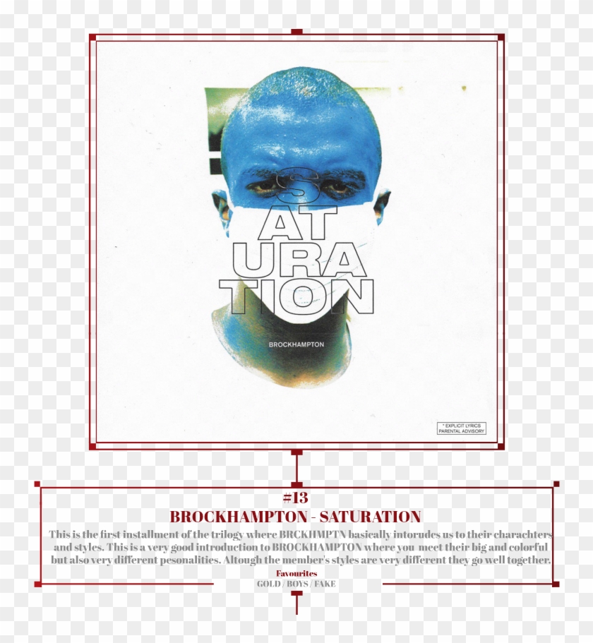 Brockhampton Saturation 1 , Png Download - Poster Clipart