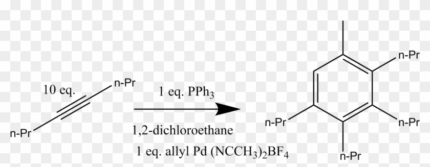4-octyne Reaction - Graphics Clipart