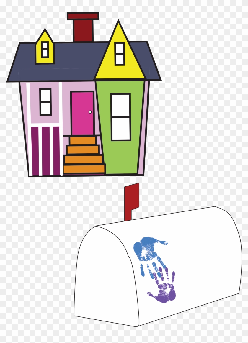 Up House Printable Download - Hand Clipart
