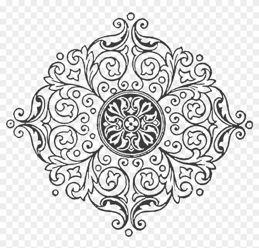 Banner Free Pin De Anne Anderson Em Embellishments - Gambar Henna Di Kertas Clipart