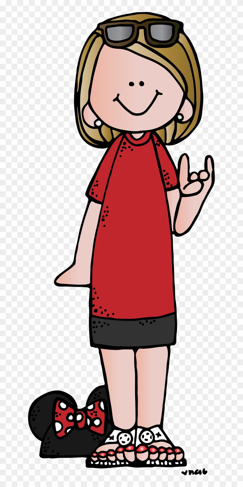 Me As A Melonheadz School Clipart, Kids Library, Sunday - Melonheadz Teacher Clipart - Png Download