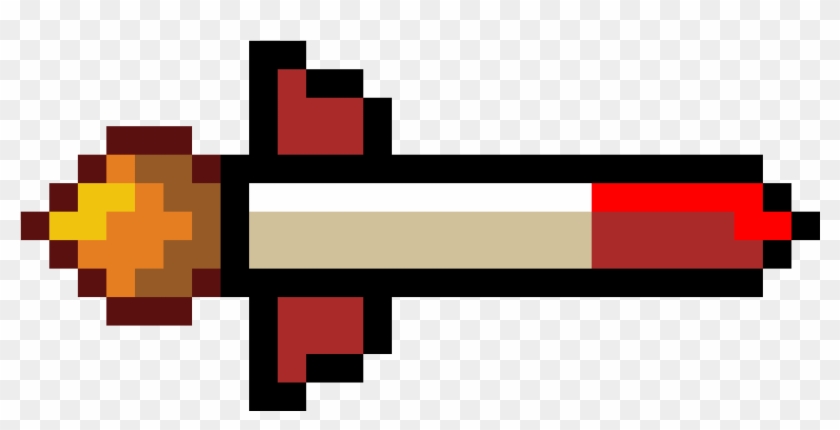 Minecraft Totem Of Undying Texture , Png Download - Pixel Art Missile Clipart