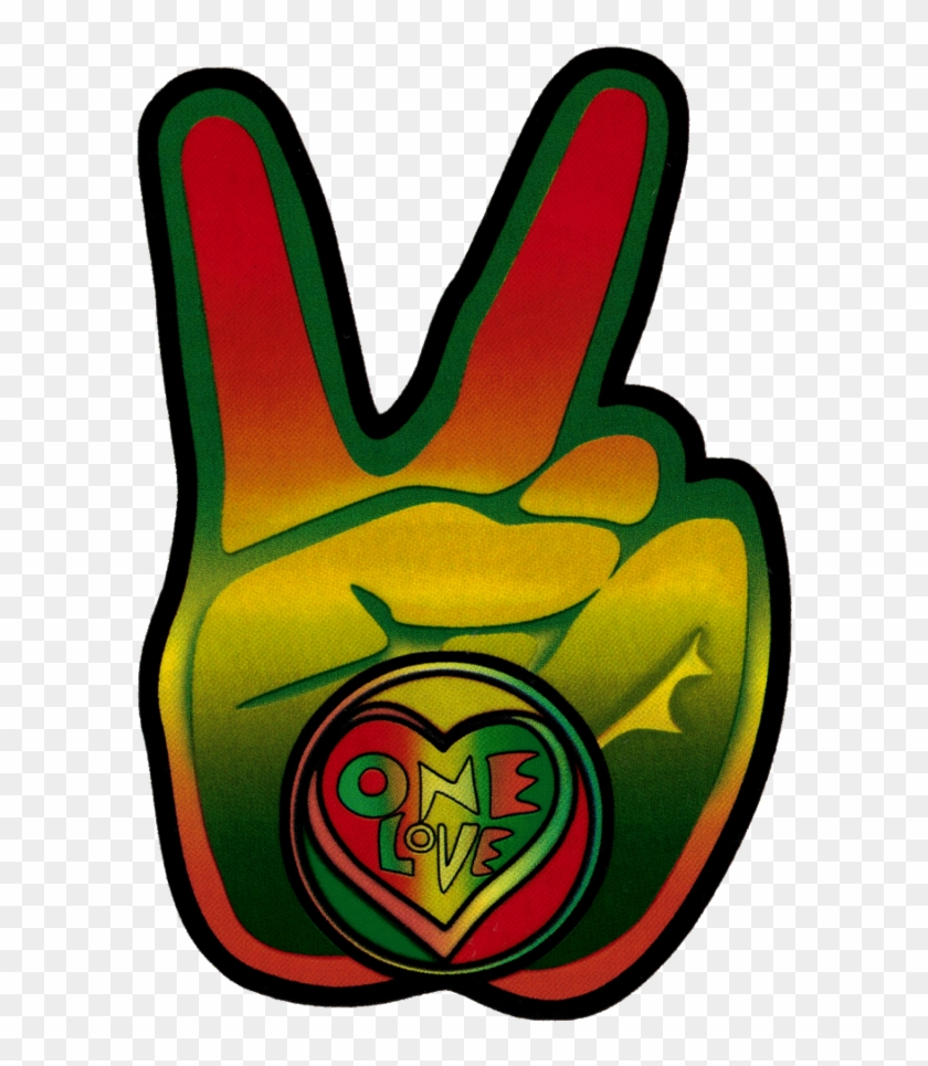 Rasta Peace Hand - Peace Rasta Clipart